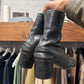 Maison Margiela ‘Tabi’ Split Toe Platform Heel Leather Boots