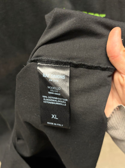 AW2017 Raf Simons ‘Youth Forest Project’ Black Graphic T-Shirt