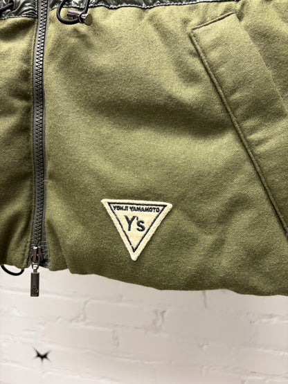 2005 Yohji Yamamoto x Moncler ‘Y’s’ Wool/Nylon Hybrid Down Filled ‘Grenoble’ Vest