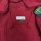 Stone Island Badge Logo Ribbed Wool Knit Sweater