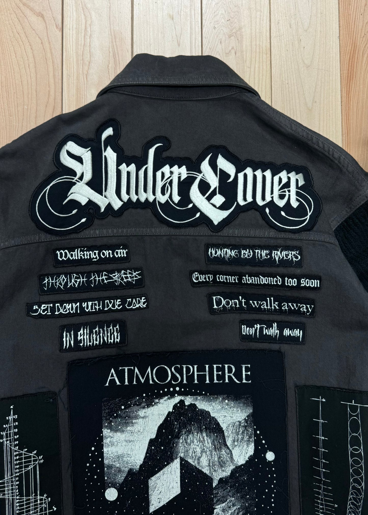 SS2018 Undercover ‘Joy Division’ Patchwork Denim Battle Jacket