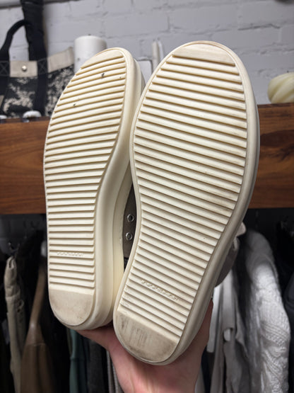 AW2025 Rick Owens ‘Concordians’ Pearl ‘Ramones’ High Top Sneakers