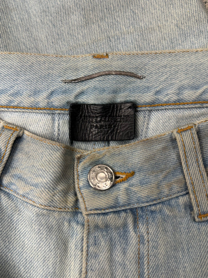 2013 Saint Laurent by Hedi Slimane ‘D02’ Light Wash ‘Dirty Blue’ Skinny Denim