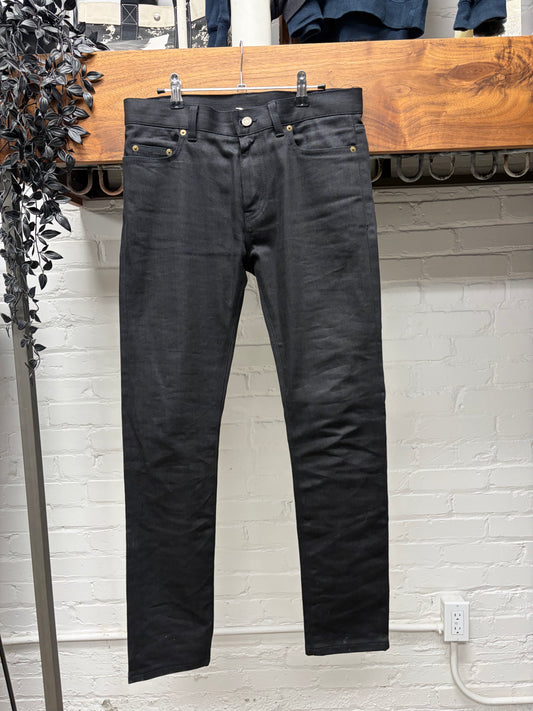 2016 Saint Laurent by Hedi Slimane ‘D02’ Classic Cut Black Skinny Jeans