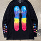 Hood by Air ‘Infrared’ Black Graphic Long Sleeve Shirt