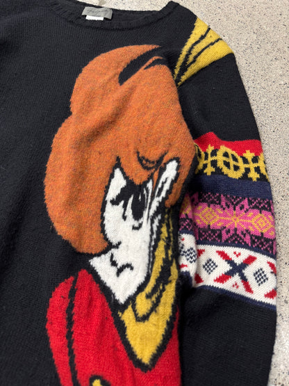 Sample AW2007 Yohji Yamamoto x Shitaro Ishinomori ‘Cyborg 009’ Knit Sweater.
