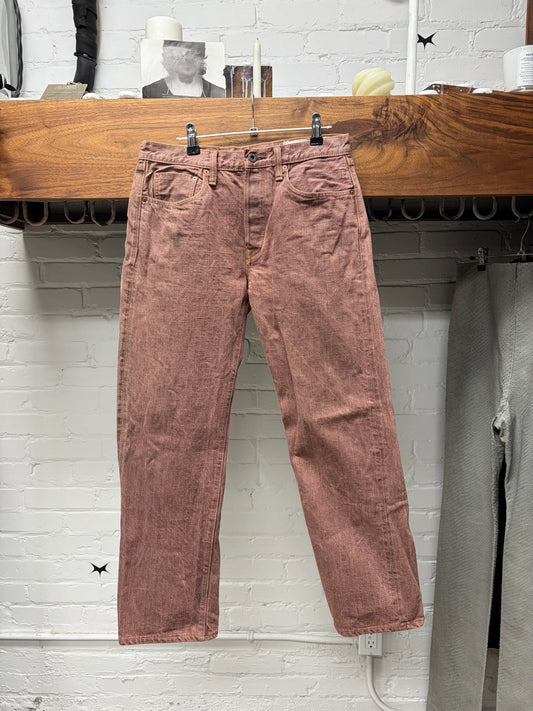 Kapital ‘Okayama Mitsu’ Factory Brown Color Buckle Back Denim