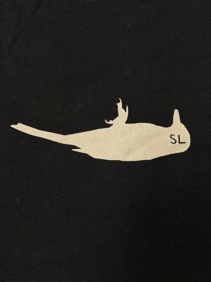 2018 Saint Laurent ‘Dead Bird’ Graphic T-Shirt