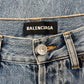 Balenciaga Washed Blue Bootcut Denim