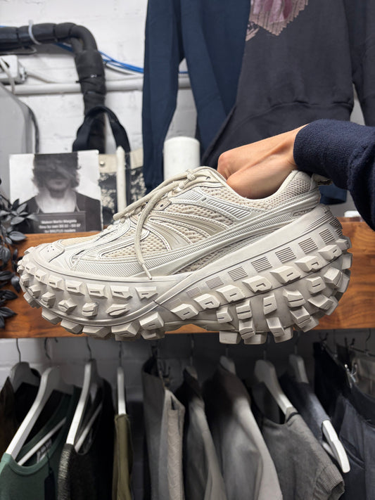 Balenciaga ‘Defender’ White Tire Track Low Top Sneakers