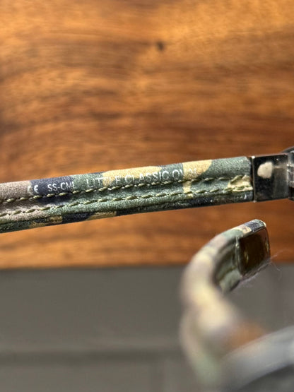 Chrome Hearts ‘Little Classic Oval’ Camo Leather/Silver Sunglasses