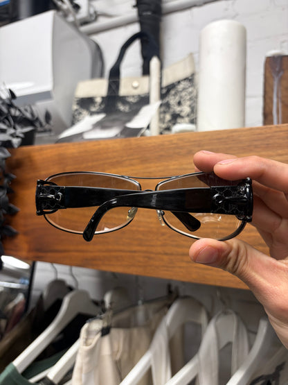 Gucci Black Guccisima Monogram ‘Horsebit’ Sunglasses