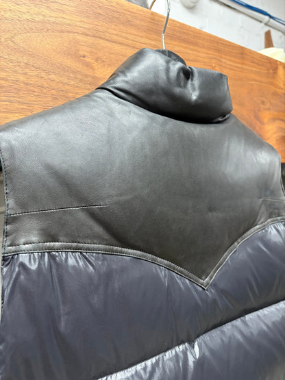 AW2007 Number (N)ine ‘Love God Murder’ Leather/Down Fill Vest