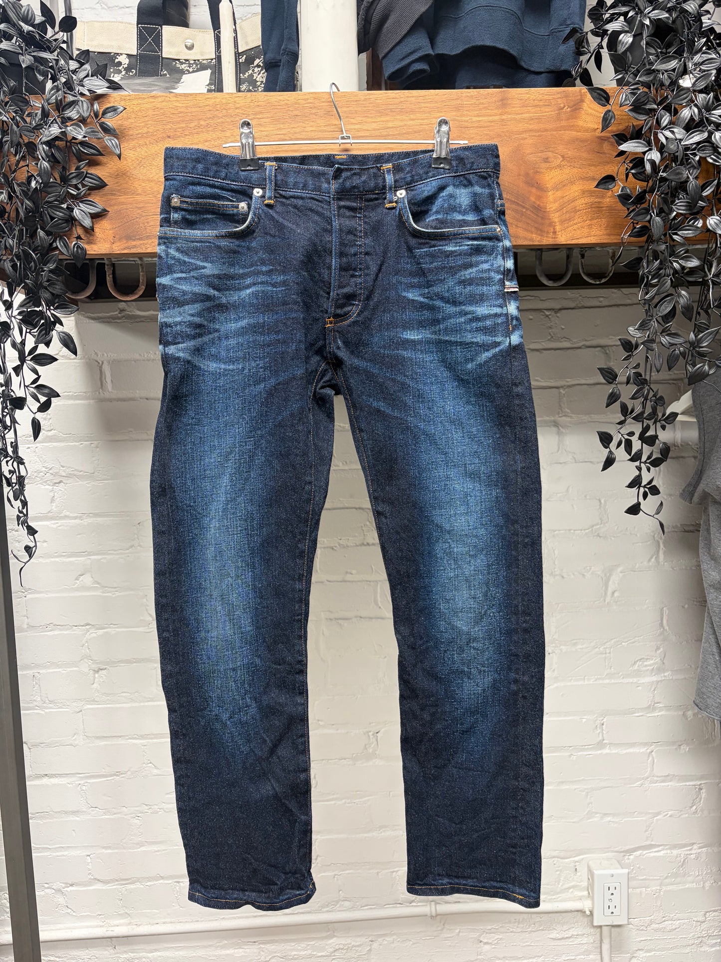 Dior Homme Japan Exclusive Raw Washed Blue Selvedge Skinny Jeans
