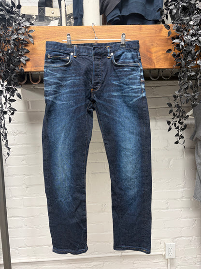 Dior Homme Japan Exclusive Raw Washed Blue Selvedge Skinny Jeans