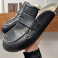 J.W. Anderson ‘Zipper Track’ Leather Slip On Mules