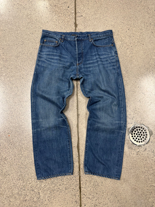 Dior Homme ‘Clawmark’ Washed Blue Denim