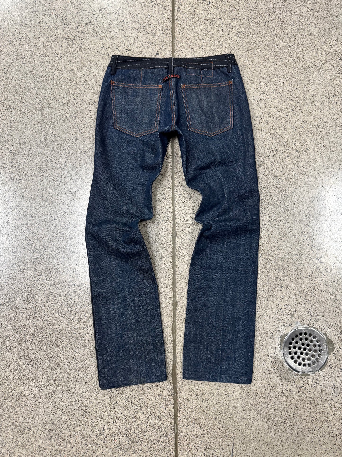 Vintage Jean Paul Gaultier Pinstripe/Denim Hybrid Jeans