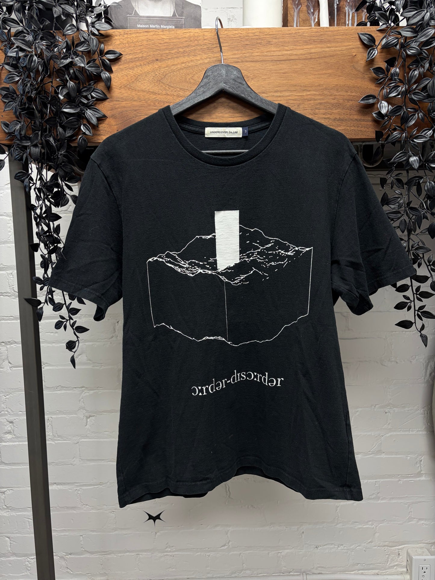 AW2018 Undercover ‘Order/Disorder’ Black/White Graphic T-Shirt