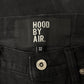 Hood by Air ‘Spellout Logo’ Zipper Knee Denim
