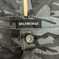 2020 Balenciaga Japan Exclusive ‘Russian Police Camo’ Oversized Denim Shorts