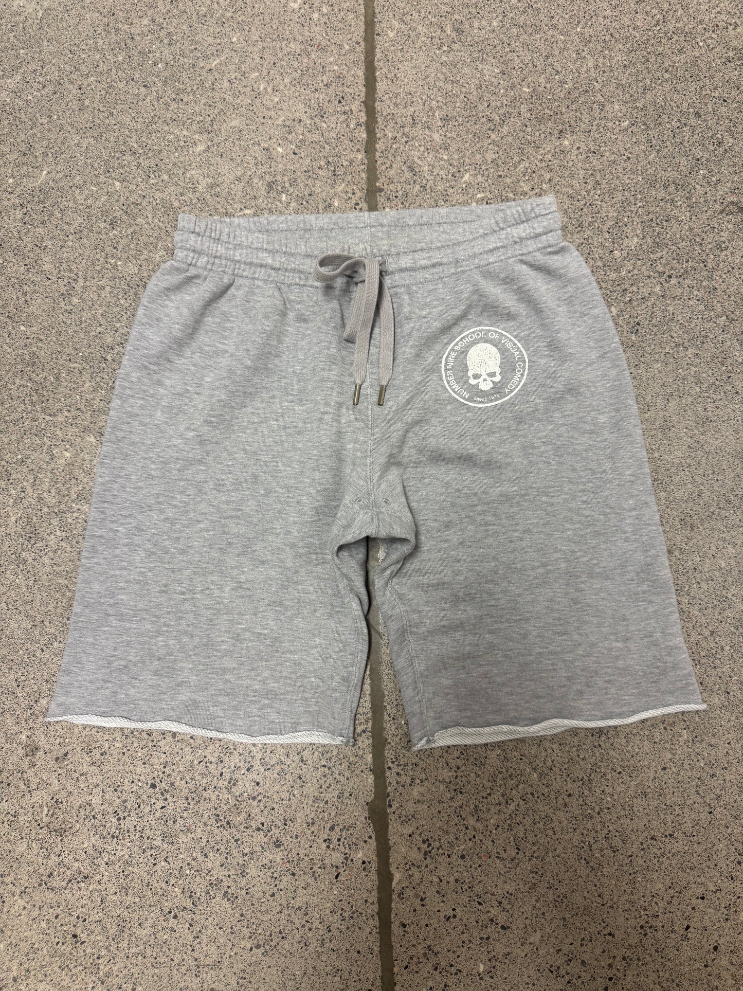 Number (N)ine ‘School of Visual Comedy’ Cotton Sweat Shorts