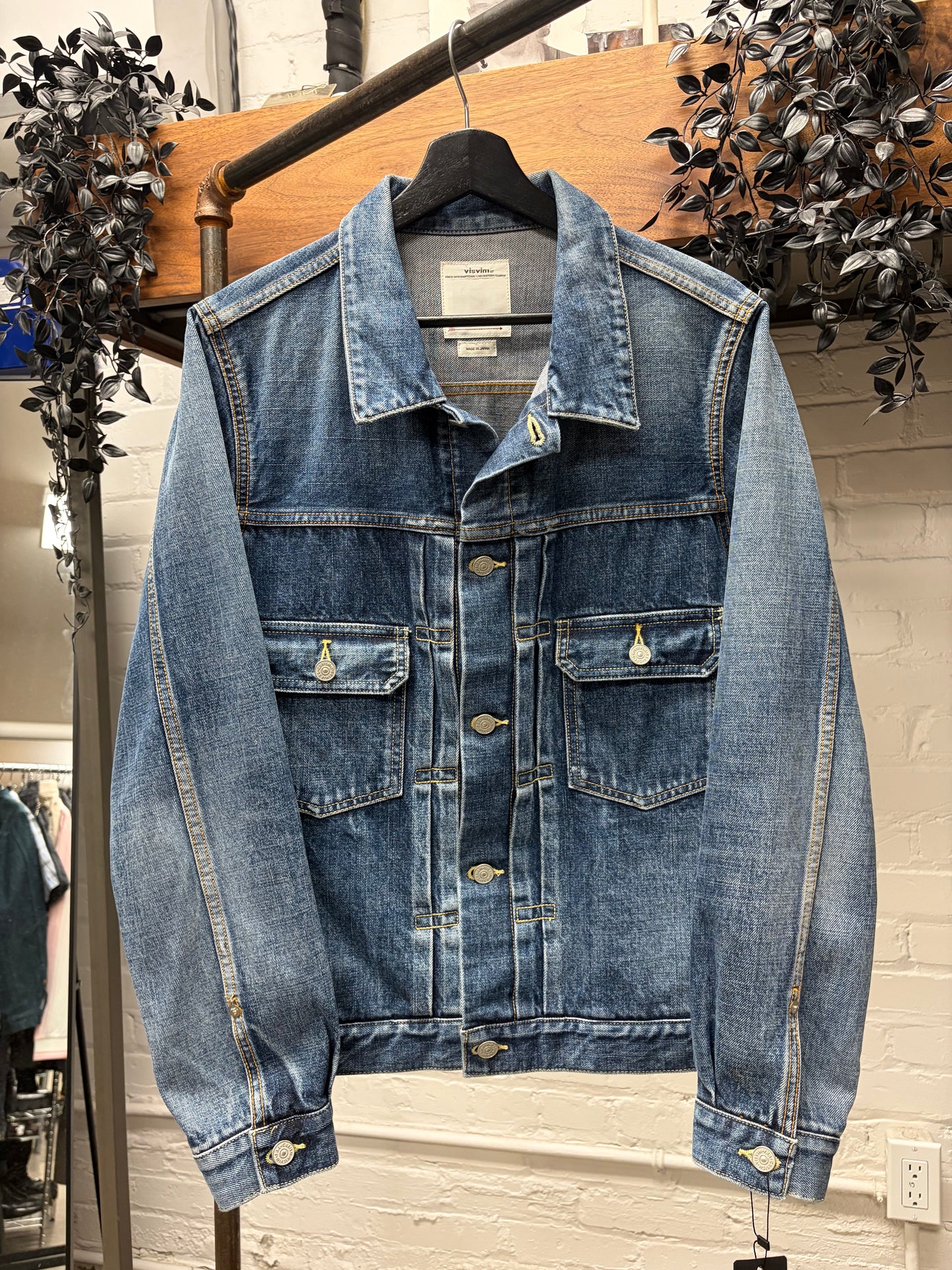 SS2016 Visvim ‘101 JKT’ Blue Denim Trucker Jacket
