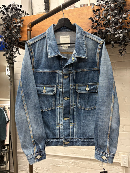 SS2016 Visvim ‘101 JKT’ Blue Denim Trucker Jacket