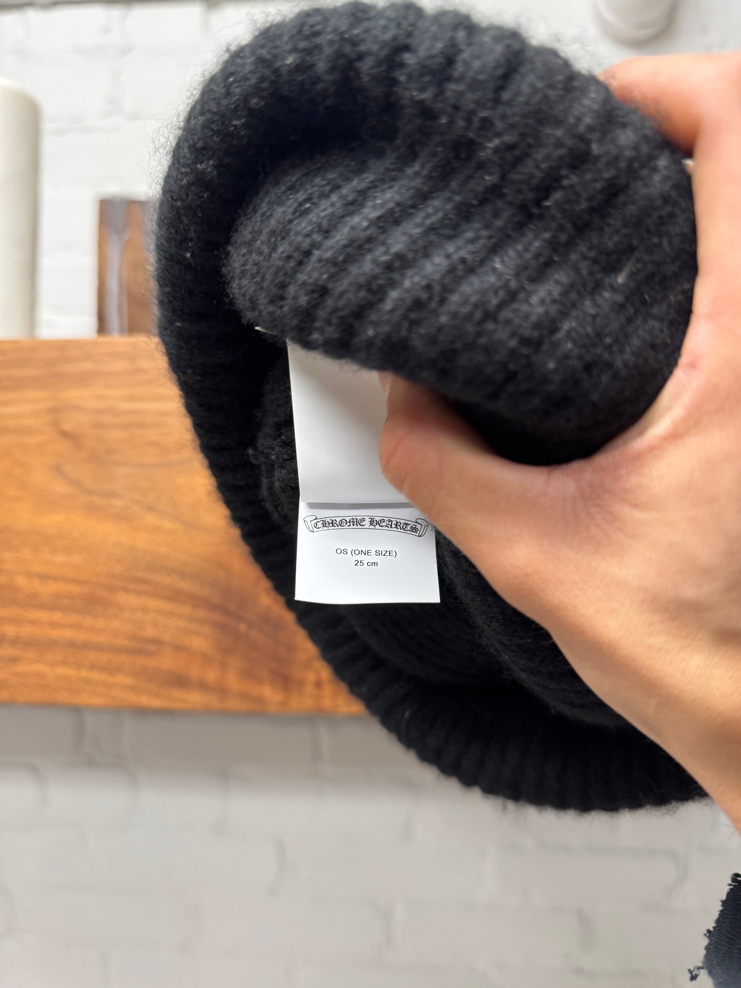 Chrome Hearts ‘Big Daddy’ Cashmere ‘NYC’  Beanie