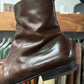 Maison Margiela ‘Natural Patina’ Brown Leather Side-Zip Boots