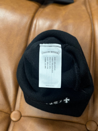 Chrome Hearts Mattyboy ‘Lips’ Black Logo Beanie