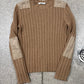 2000s OG Helmut Lang ‘Military Patch’ Ribbed Knit Sweater
