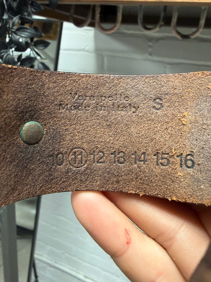 Maison Martin Margiela ‘Leather Scales’ Stacked Snap Bracelet