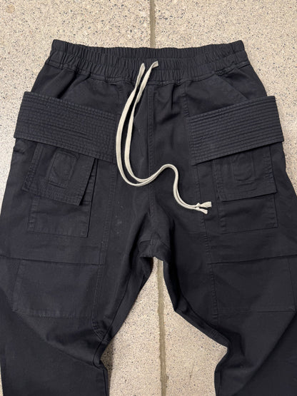 Rick Owens ‘Creatch’ Black Drawstring Sweatpants