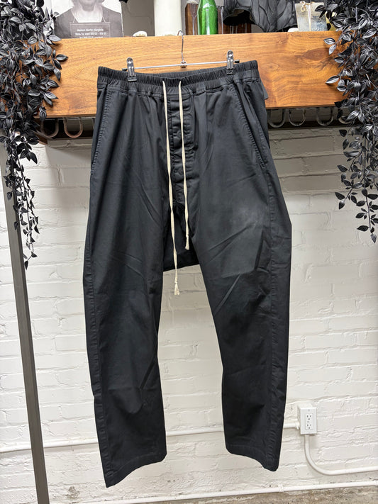 SS2020 Rick Owens ‘Tecuatl’ Drop Crotch Black Berlin Sweatpants