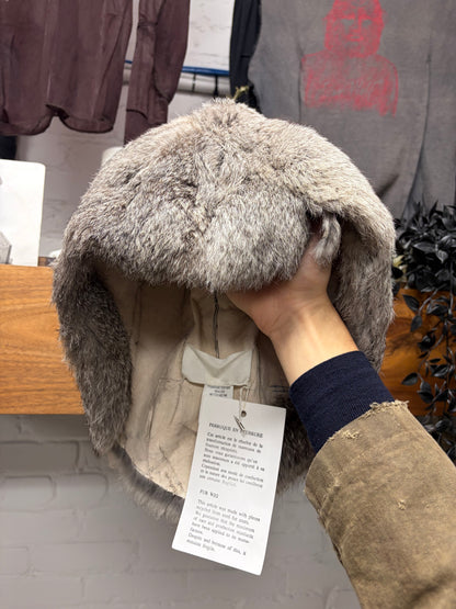 AW1997 Maison Martin Margiela x Bless Genuine Grey Fur Wig