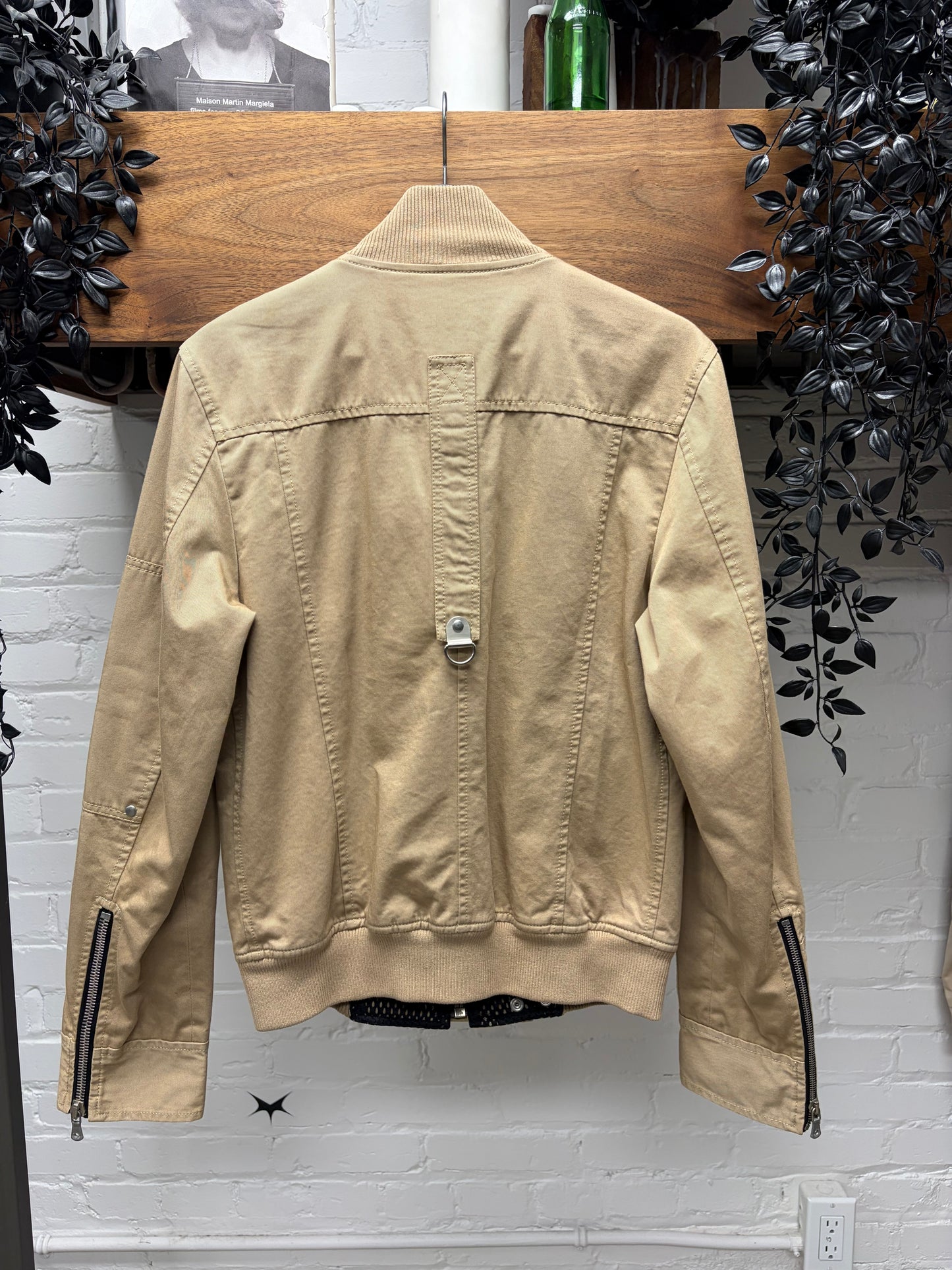 2000s Dolce & Gabbana Mainline Multi Zip Cargo Jacket with Mesh Interior Liner
