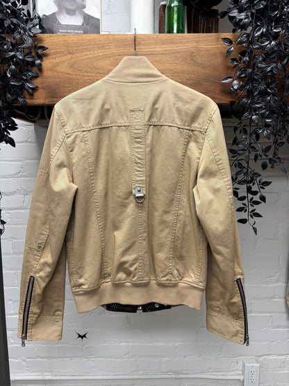 2000s Dolce & Gabbana Mainline Multi Zip Cargo Jacket with Mesh Interior Liner