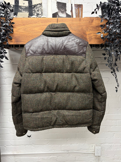 2008 Junya Watanabe x Moncler Wool/Leather Hybrid Down Filled Jacket