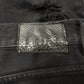 5131 Pour Les Hommes Snakeskin Leather Patch Flared Denim