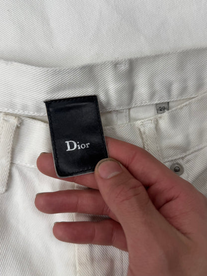 Dior Homme by Hedi Slimane Unaltered White Denim