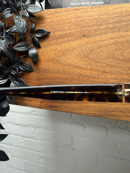 Gucci Purple/Gold Tortoiseshell  Rimless Sunglasses