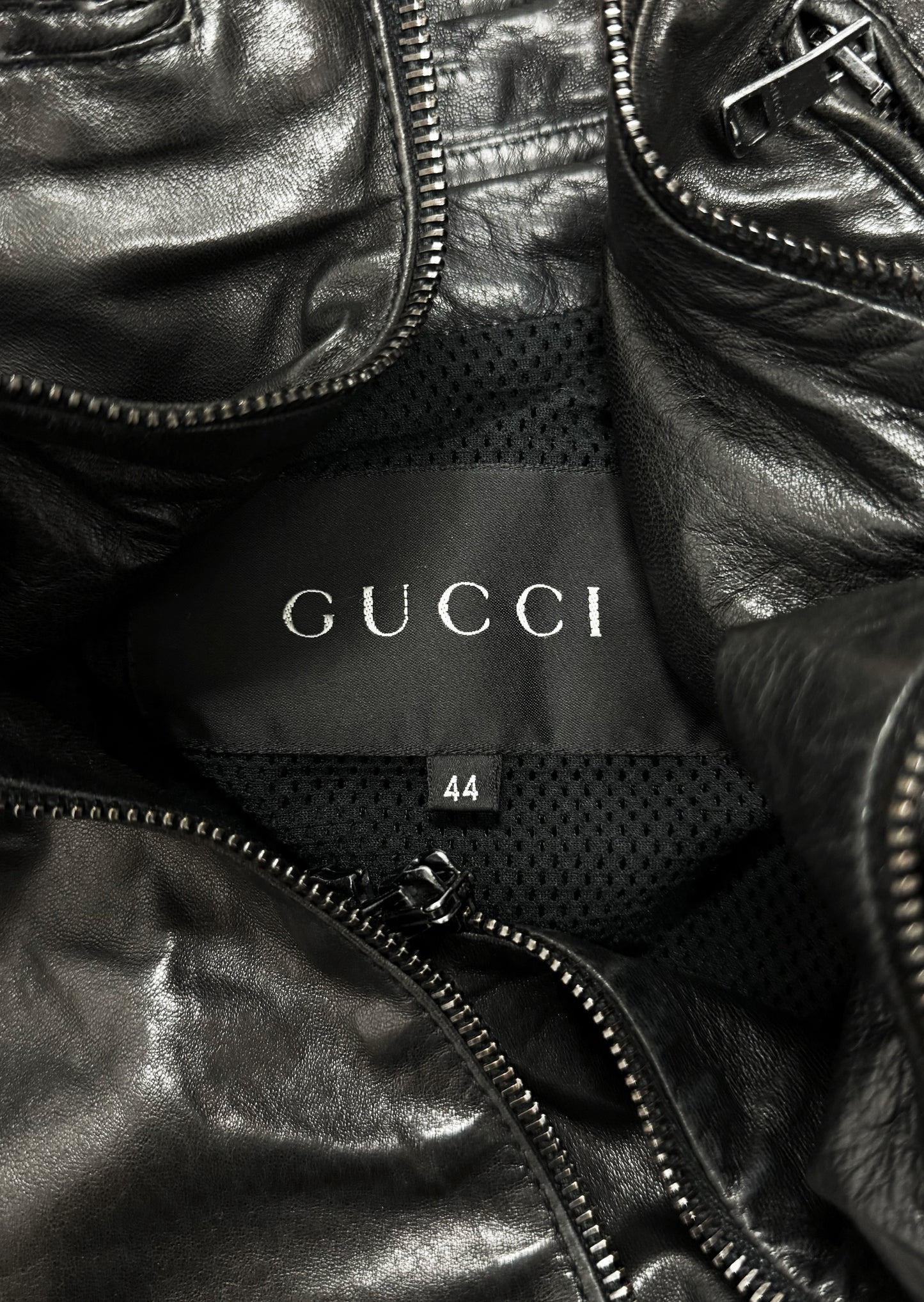 2000s Gucci by Tom Ford ‘Sport Panelled’ Leather Moto-Jacket