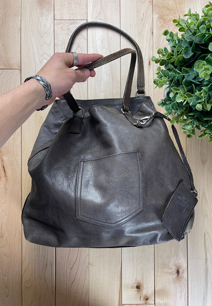 Miu Miu ‘Clay Brown’ Calfskin Leather Shoulder Bag