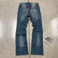 2000s Yves Saint Laurent Rive Gauche ‘YSL’ Pocket Fade Flared Denim
