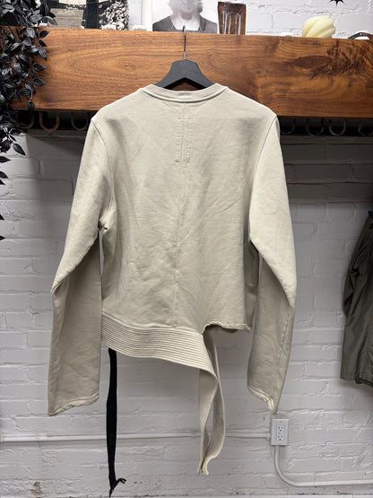 Rick Owens DRKSHDW ‘Creatch Strap’ Pearl Cotton Sweatshirt
