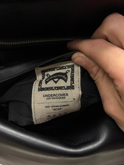 SS2003 Undercover ‘Scab’ Chanel ‘Boy Bag’ Style Patch Repaired Purse