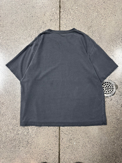 AW2018 Balenciaga ‘Europa’ Stone Wash Grey Graphic T-Shirt