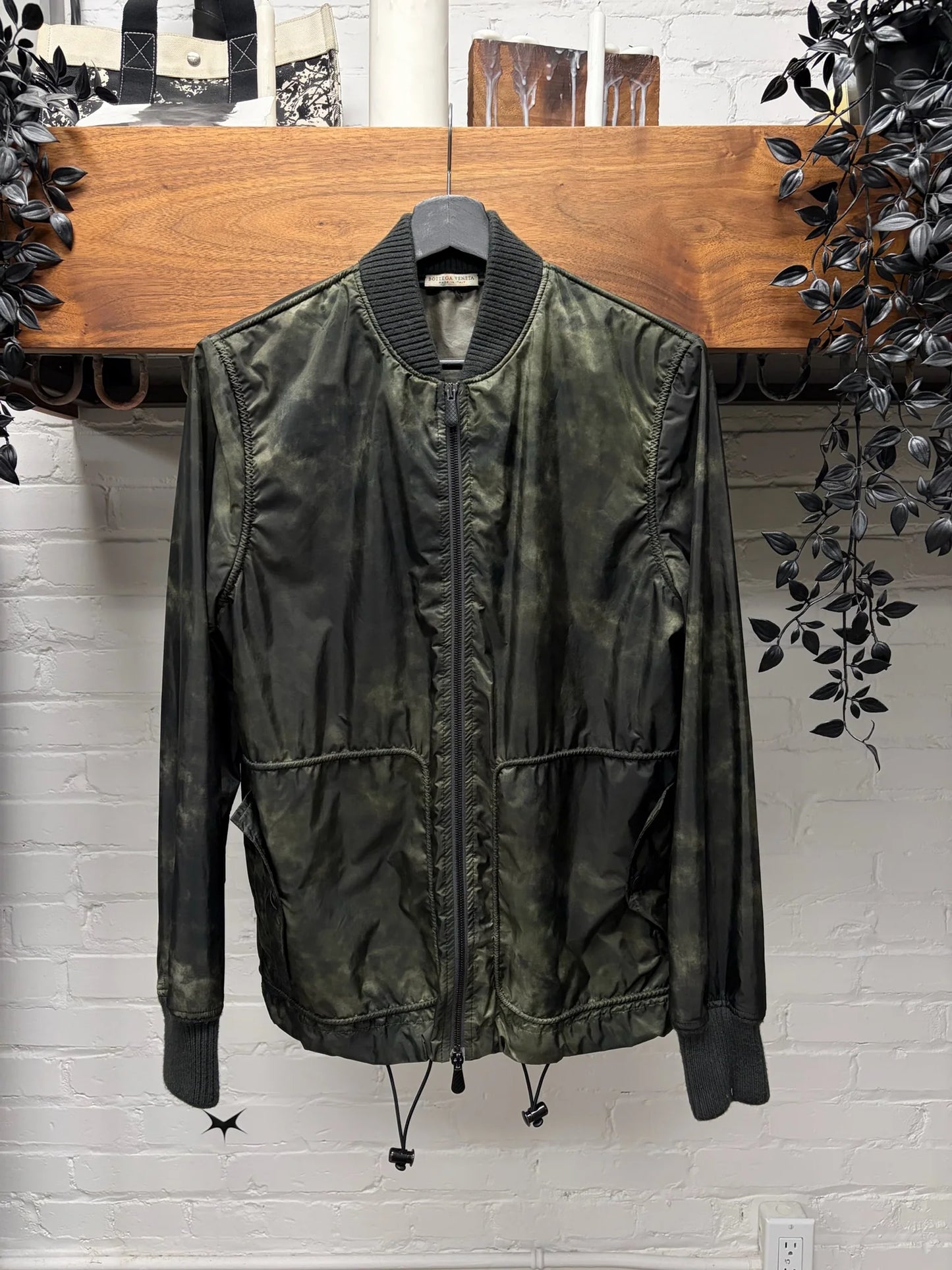 Bottega Veneta Lightweight Camouflage ‘Shell’ Bomber Jacket