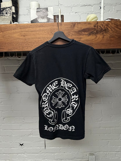Chrome Hearts ‘London’ Store Exclusive Horseshoe Logo Black Graphic T-Shirt